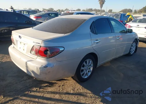 2004 Lexus Es 330 z USA, uszkodzony, nr VIN JTHBA30GX45024169